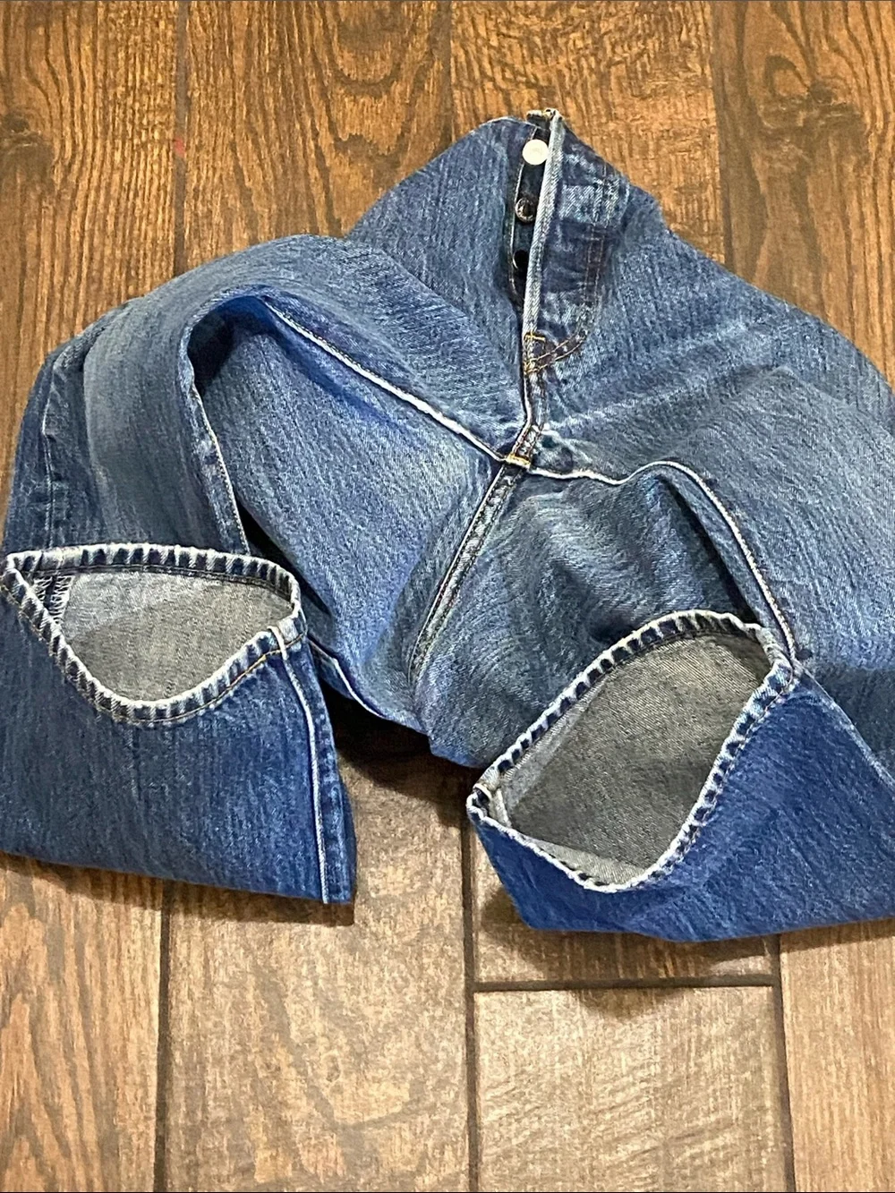 Levi's 501 Classic Men's Straight Jeans in Blue Denim Size W32 L29